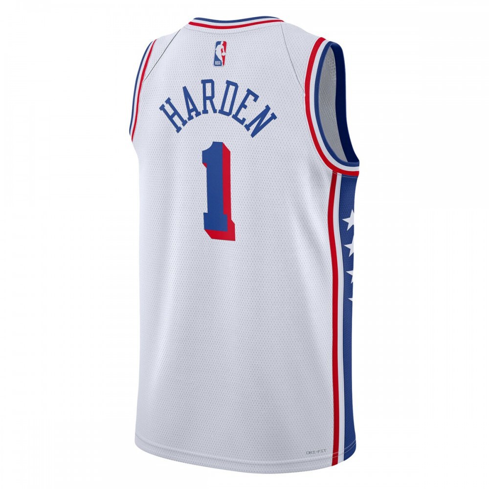 James Harden Philadelphia 76ers Unisex Swingman Jersey - Association Edition - White-Pro Kit Vault | Brand New 26/27 Sports Jerseys